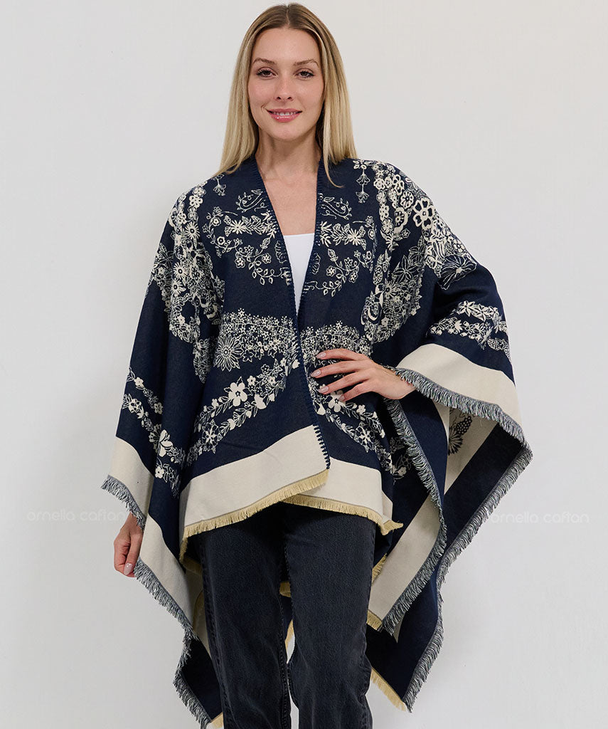 Reversible Cosy Cape - Ornella Caftan™