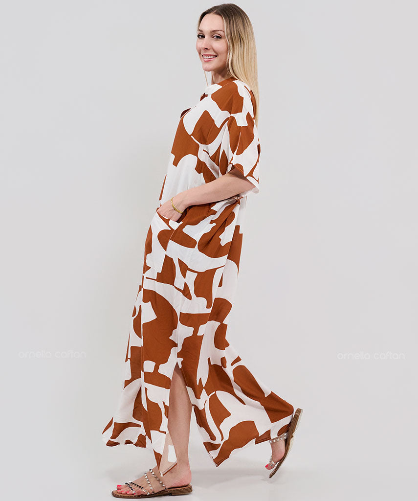 Elegant Pocket Caftan - Ornella Caftan™