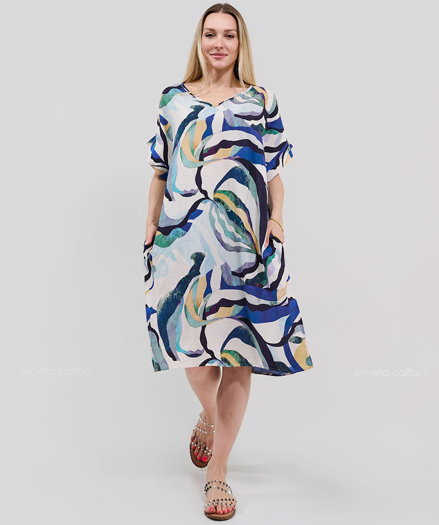 Casual, Short Pocket Dress – Ornella Caftan™