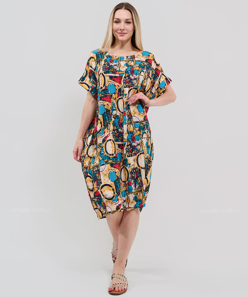 Casual, Short Pocket Dress – Ornella Caftan™