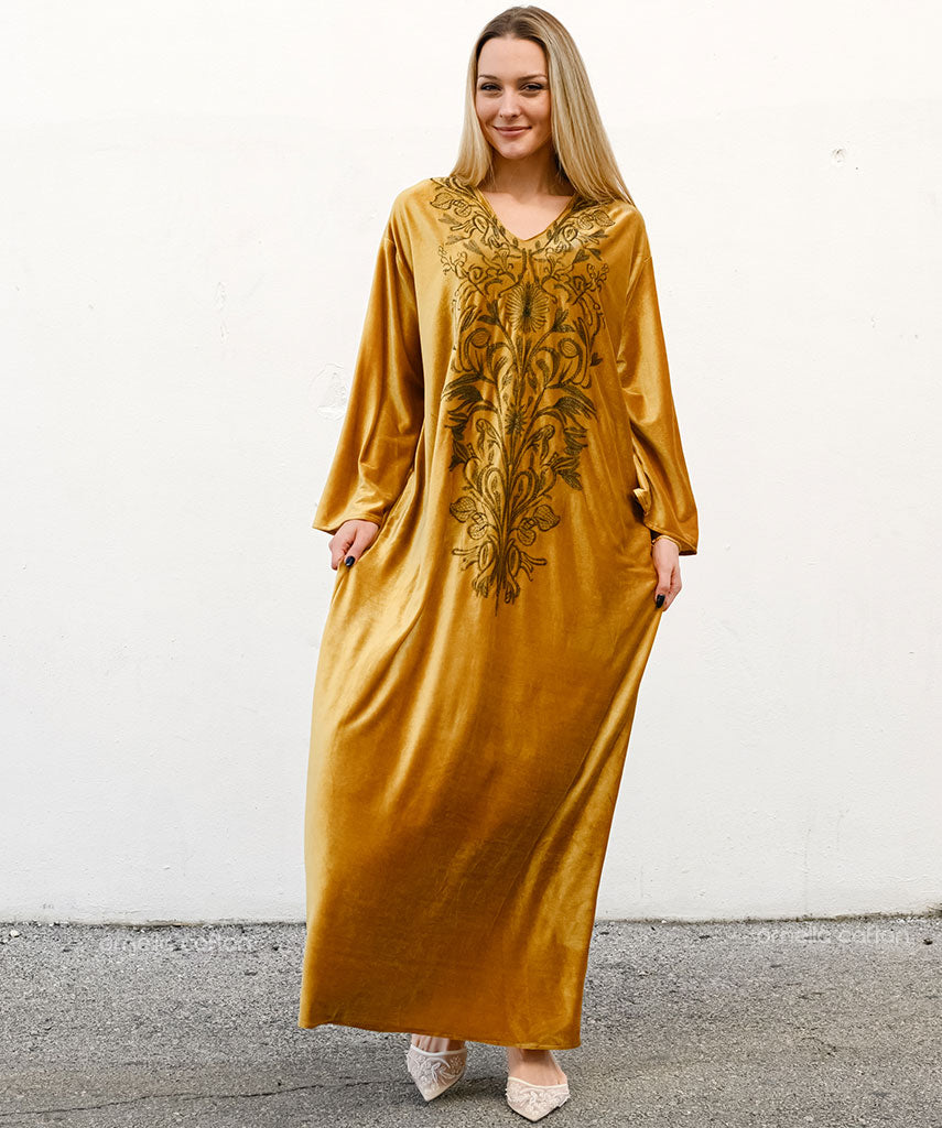Warm, Cozy Velvet Caftan - Ornella Caftan™