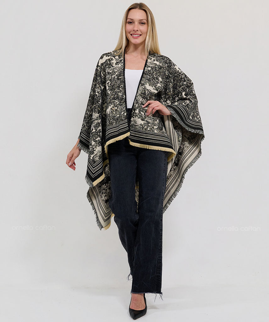 Elegant Cozy Cape - Ornella Caftan™