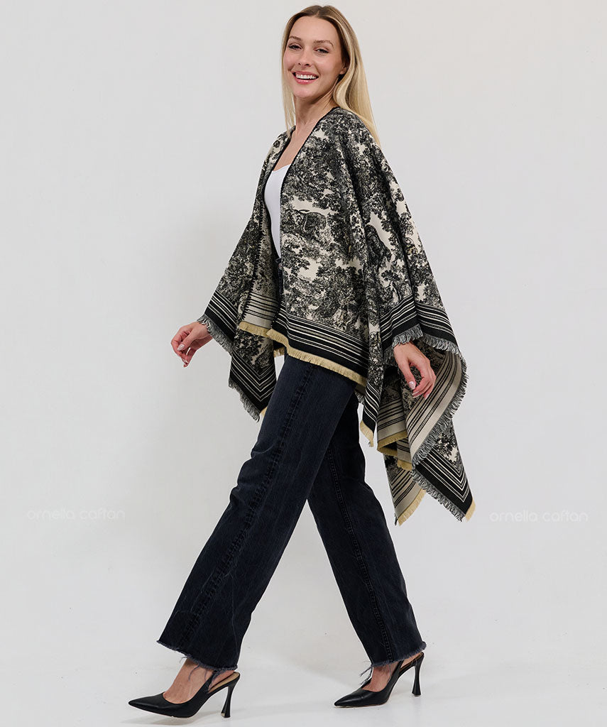 Elegant Cozy Cape - Ornella Caftan™