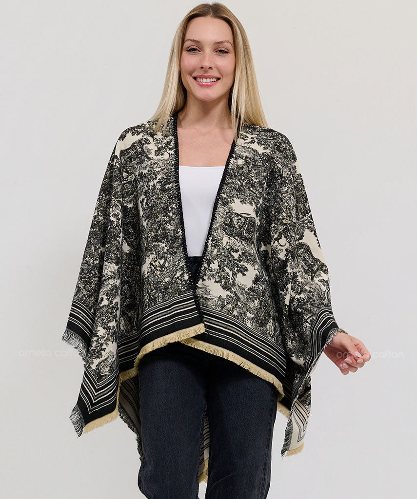 Reversible Cosy Cape - Ornella Caftan™