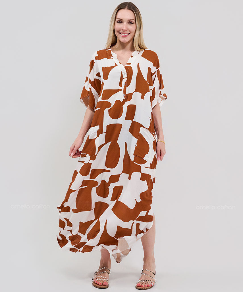 Elegant Pocket Caftan - Ornella Caftan™