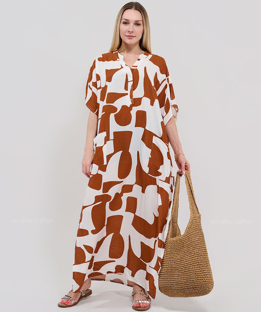 Elegant Pocket Caftan - Ornella Caftan™
