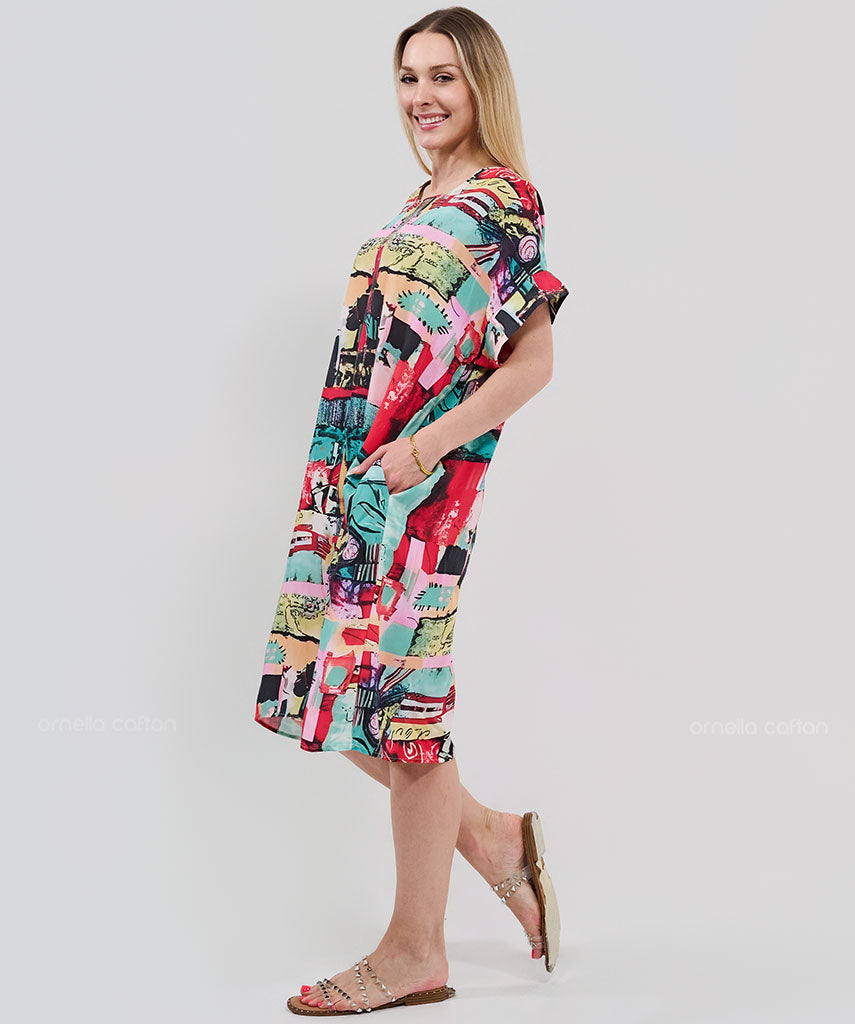 Casual, Short Pocket Dress – Ornella Caftan™