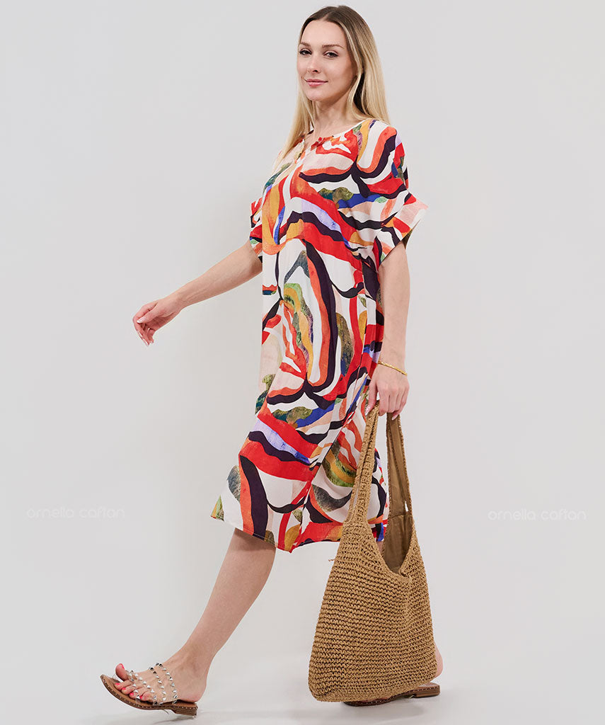 Casual, Short Pocket Dress – Ornella Caftan™