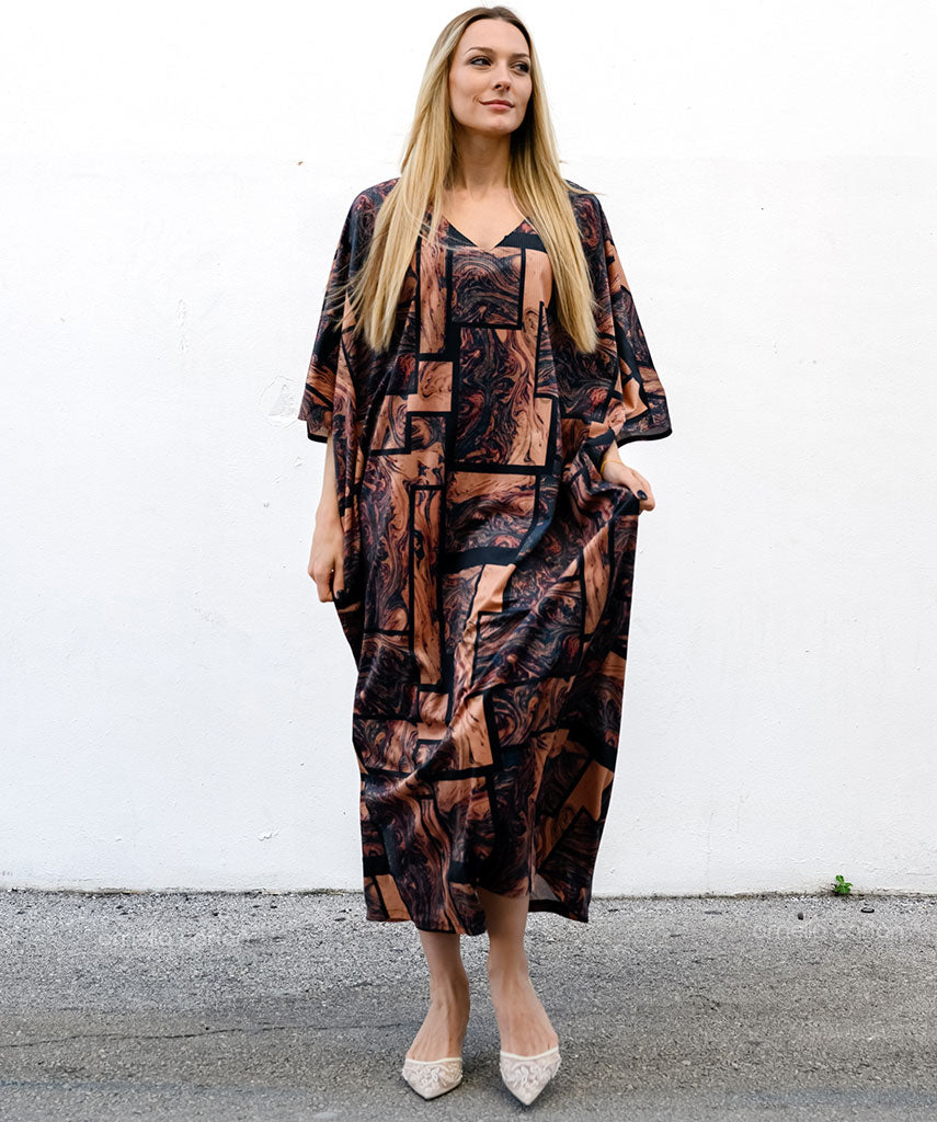 Warm, Cozy Velvet Caftan - Ornella Caftan™