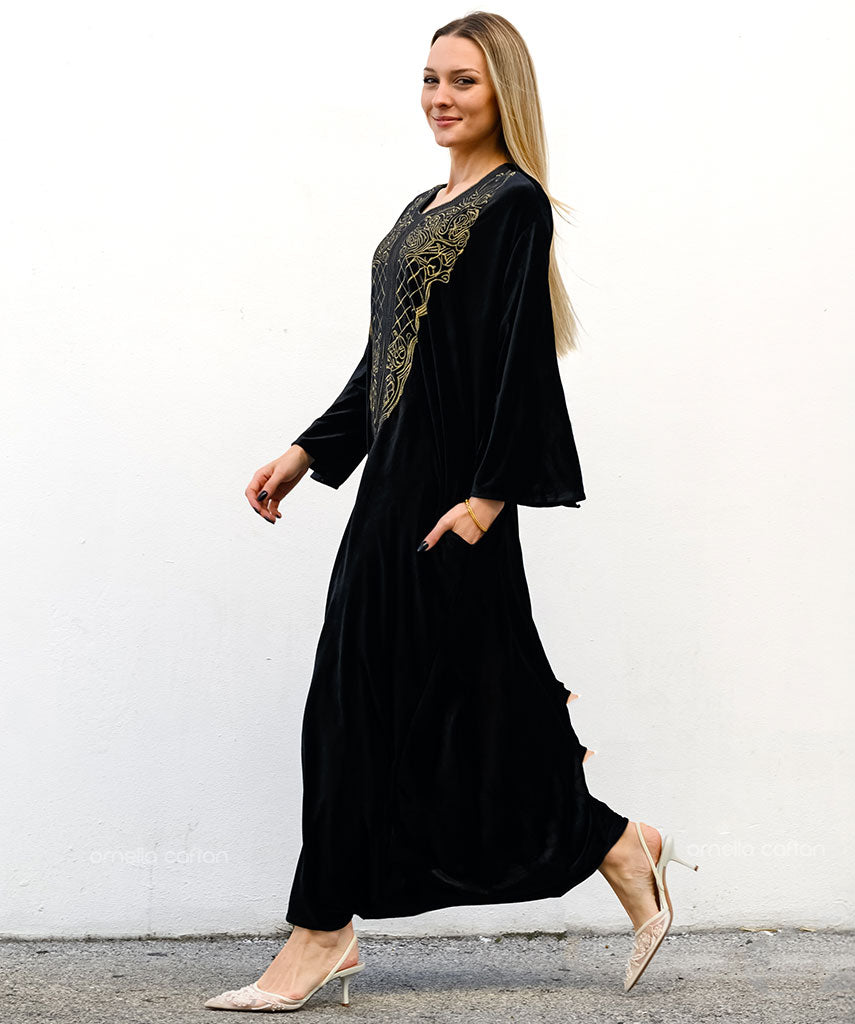 Warm, Cozy Velvet Caftan - Ornella Caftan™