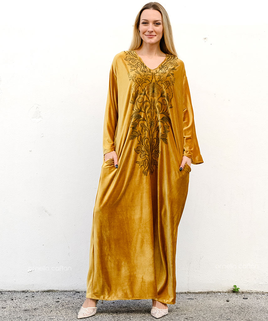 Warm, Cozy Velvet Caftan - Ornella Caftan™