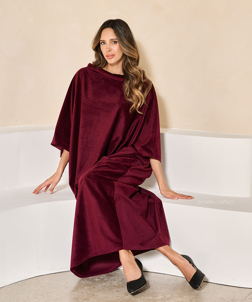 Warm, Cozy Velvet Caftan - Ornella Caftan™